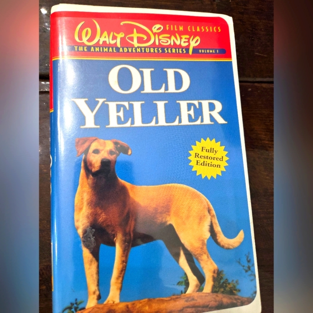 Walt Disney Old Yeller VHS Vintage